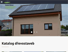 Tablet Screenshot of pasivtech.cz
